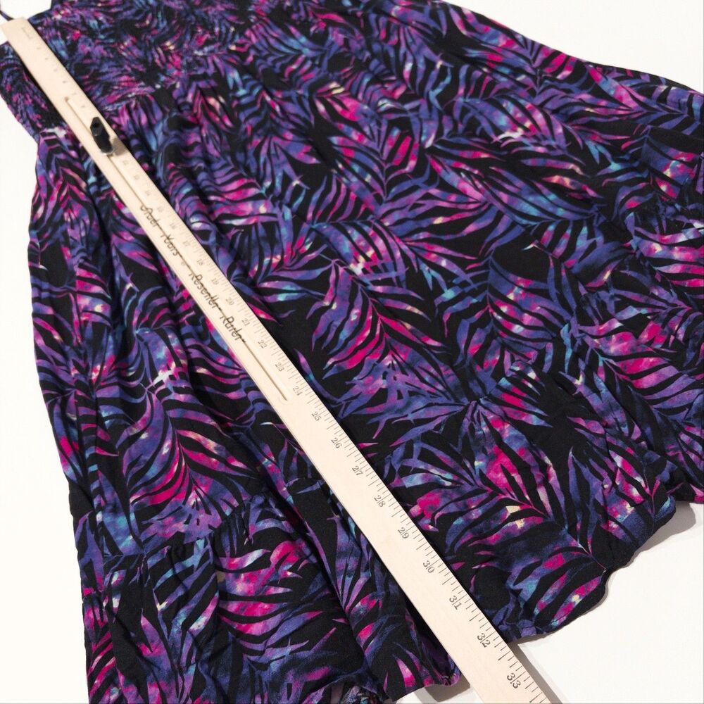 Torrid Purple Pink Floral Tropical Hawaiian Dress Women Size XL (Torrid Size 1) - Picture 6 of 8